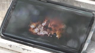 Eyewitness captures massive fire in Guadalupe County: 'I wish we could have stopped the fire'