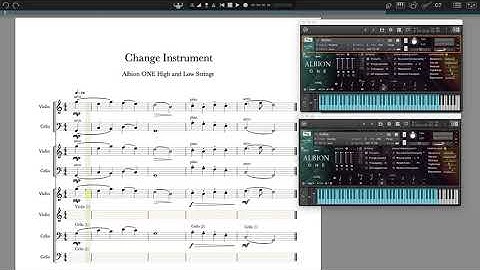 Notion 6と楽器変更機能