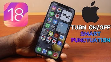 How to Turn on or Turn Off Smart Punctuation on iPhone on iOS 18