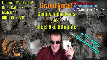 Factorio PVP Biter Battles S2 Match 14 - Grand Final - Comfy Industries vs. SteelAxe Ultimate