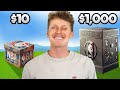 $10 vs $1,000 Mystery Boxes!