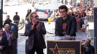 John Mayer speech at Sammy Hagar&#39;s Hollywood Walk of Fame star ceremony