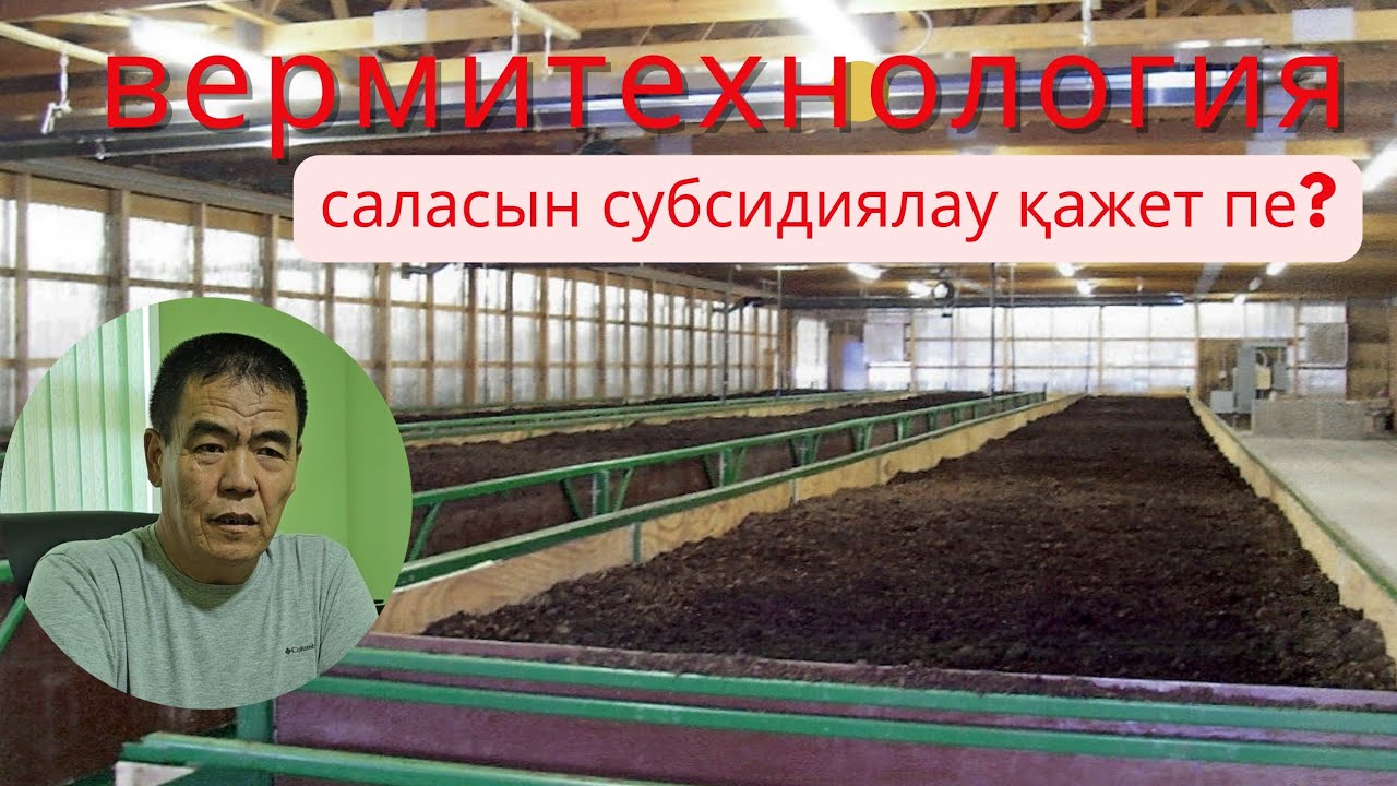Вермитехнология саласына субсидия қажет пе өзі? - YouTube