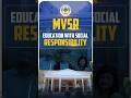 MVSR Engineering College CSR Activities | Engineering Beyond Placements | Building Future Leaders