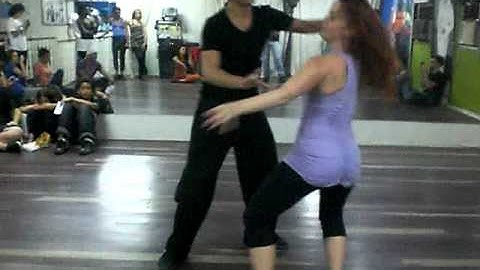 Cristi Boone and Clinton Lacerda zouk improv