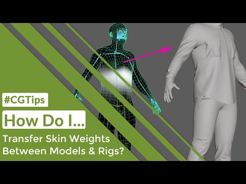 #CGTip | How Do I Transfer Skin Weights?