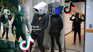 Funny Cosplay Cameraman,TVman,Speakerman,Skibidi Toilet TikTok Compilation #13