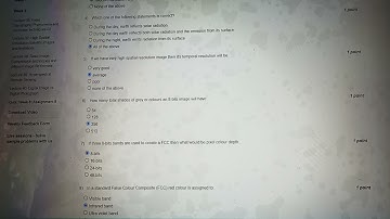 WEEK 8:- ASSIGNMENT 8:- REMOTE SENSING ESSENTIALS