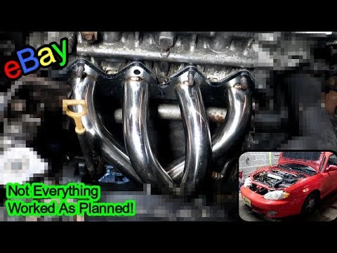 99 Hyundai Tiburon FX Headers/Flex Install