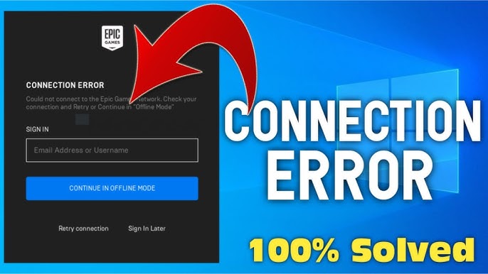 Fix Epic Games connection error, issues and problems on Windows 11/10