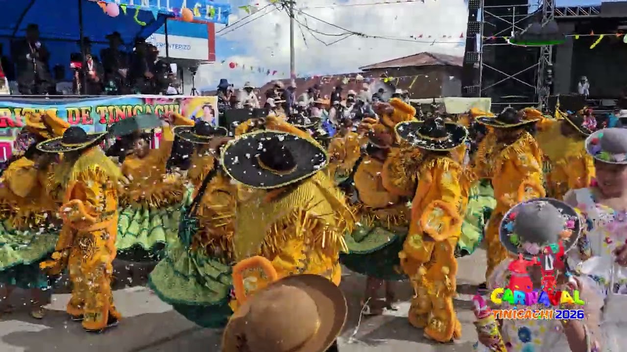 Carnavales Tinicachi 2026 - Concurso de Chutas Choleros - BANDA MURILLO DE LA PAZ (David Condori)