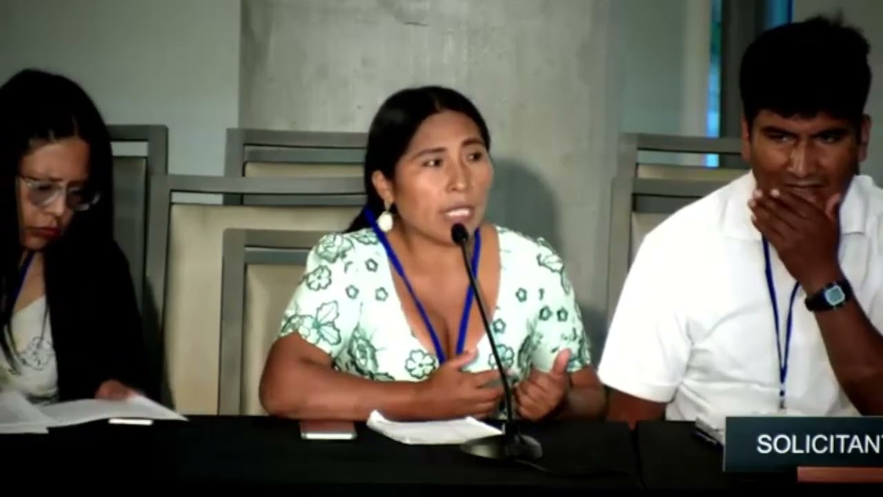 Audiencia de la CIDH – Mas4cre de Sacaba y Senkata