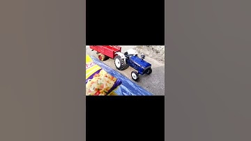 Diy Tractor Stuck in mud miggi load trolley mini science project, Shail ips, vivek experiment,