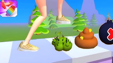 ASMR Tippy Toe Gameplay All Levels iOS,Android Walkthrough #games #Perfectpose #kushgamerz