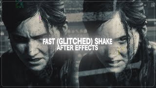 fast (glitched) shake | after effects
