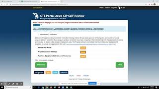 Saving uploaded files in the CIP Self Review Guide