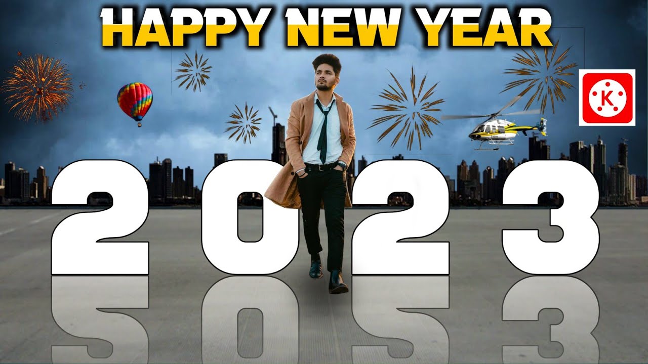Happy New Year 2023 Video Editing In Kinmaster | Happy New Year 2023 Status Video Kaise Banaye 🔥🔥