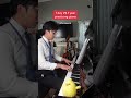One day vs one year practicing piano #shorts
