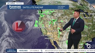 Rain likely this weekend in San Diego as storms passes North