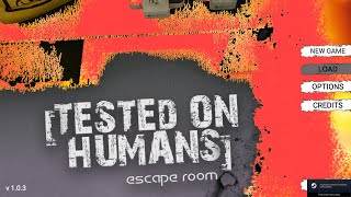 Tested on Humans Escape room CaramelKing is all alone! Part 1!