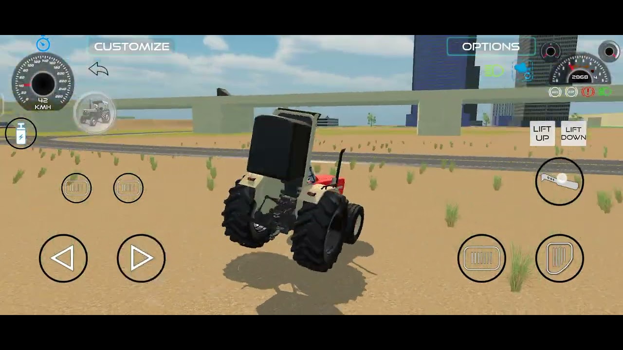 Swaraj trectar stunt gaming game enjoy every body 