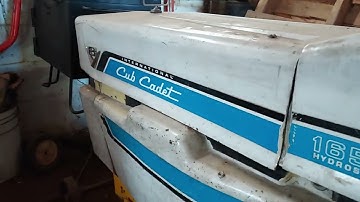 1974 Cub Cadet 1650 Tractor (Hard Starting Cranky Cold Start)