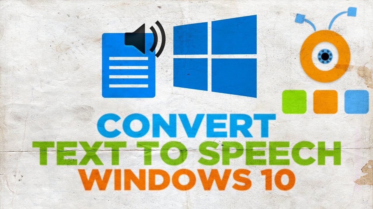 change text to speech language windows 10