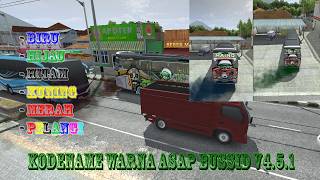 KODENAME WARNA ASAP BUSSID V4.5.1 | ???? ????? ?????????
