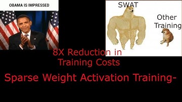 Slash your Neural Network Training Costs- Sparse Weight Activation Training. Devansh ML Techniques