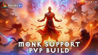 Diablo Immortal - Monk Support PVP Build Season 24
