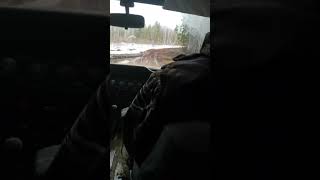 Такие дороги в Сибири #дороги #ямы #рыбалка