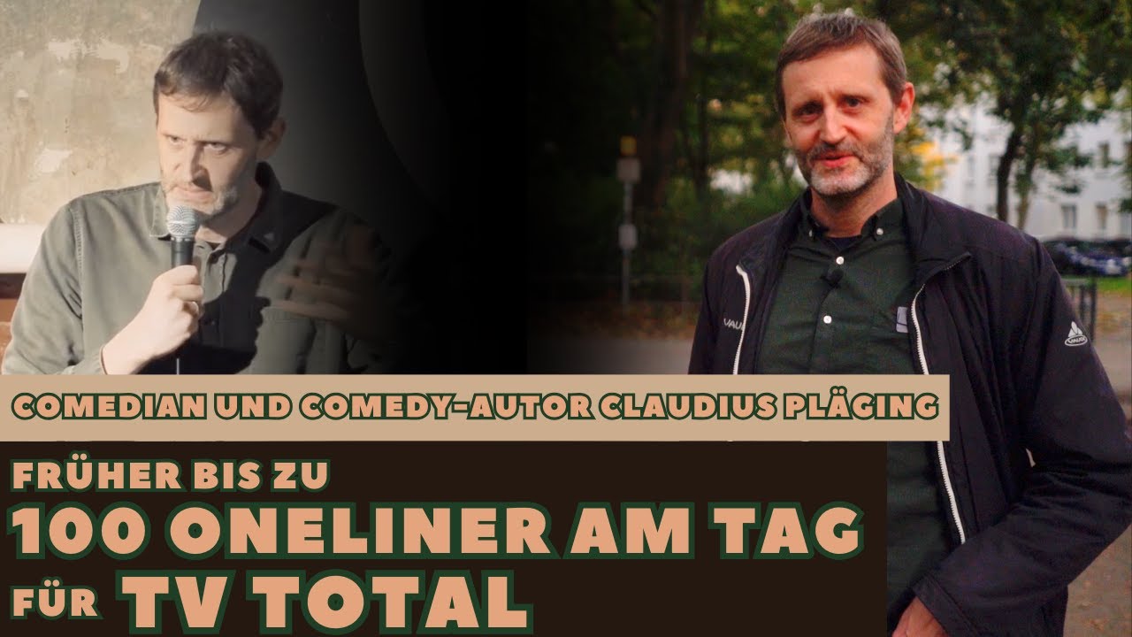 Comedy Autor und Comedian Claudius Pläging I Wie Geht Rampenlicht?