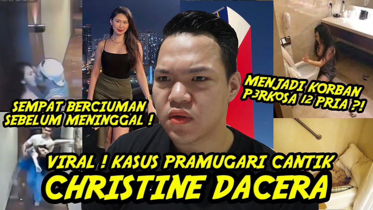 Rekaman Cctv Pramugari Cantik Yang Diperkosa 12 Pria Christine Angelica Dacera Youtube