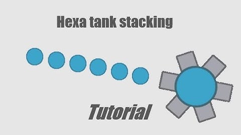 Arras.io - How to do hexa tank stack | Hexa tank stacking tutorial (Flipping)