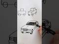 Apprenez à Dessiner une Voiture Facilement pour Débutants 🚗
