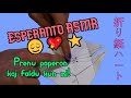 Kiel faldi batantan-koron en origamio - ASMR en Esperanto (realŝuto el 2021/01)