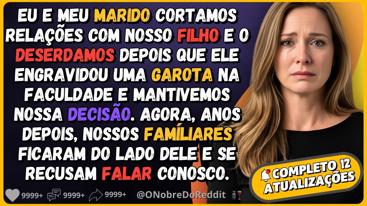 🗿🍷Cortamos relações e deserdamos nosso filho depois que ele se recusou a nos ouvir. Agora ele...