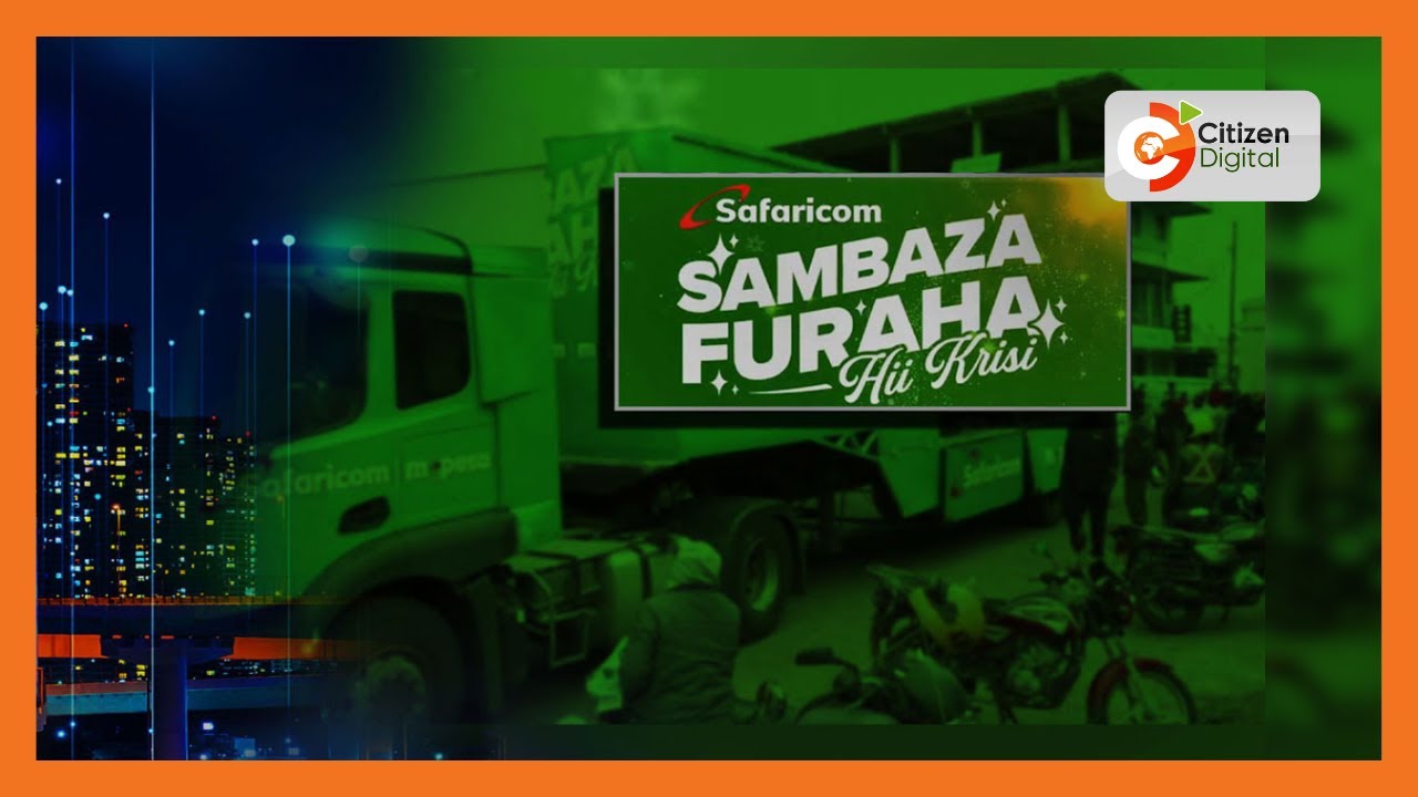 Msafara wa sambaza furaha na Safaricom wafika City Stadium, Nairobi