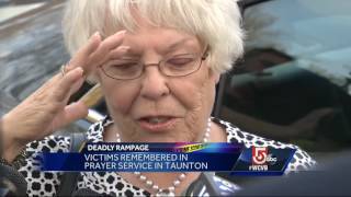 Stabbing victims remembered in Taunton prayer service