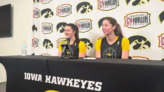 Hear from Taylor Stremlow, Addie Deal before Iowa women’s basketball faces Iowa State