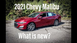 2021 Chevrolet Malibu RS - Walk Around and Full Review - Changes from 2020