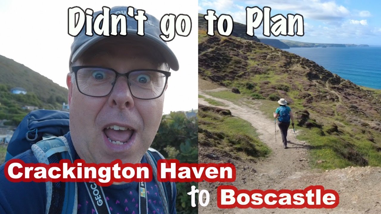 Hiking from CRACKINGTON HAVEN to BOSCASTLE - SW Coast Path National Trail - Cornwall