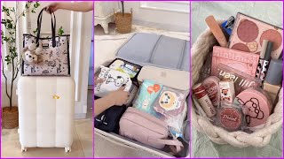 How Much Can The CUBO Cabin Suitcase Hold?🎀 | Low Space Travel Packing✨