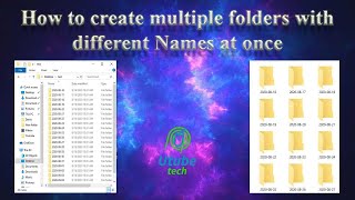 How to create multiple folders with different Names  Excel  Batch File