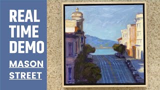 OIL PAINTING DEMO san francicisco CITYSCAPE in REAL TIME