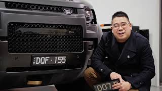 Player Profile How to Install License Plates on the front of a Land Rover Defender | Flow Brackets