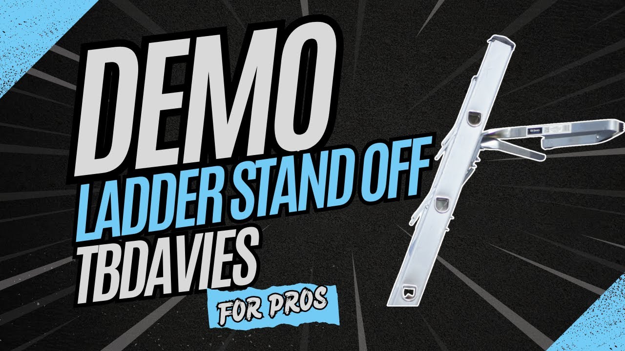 Tb Davies Downpipe Ladder Stand Off Ladder Accessory Youtube