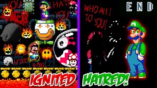 Mario World: Ignited Hatred (I HATE YOU.EXE REMAKE) - Full Playthrough + ALL ENDINGS in HQ!