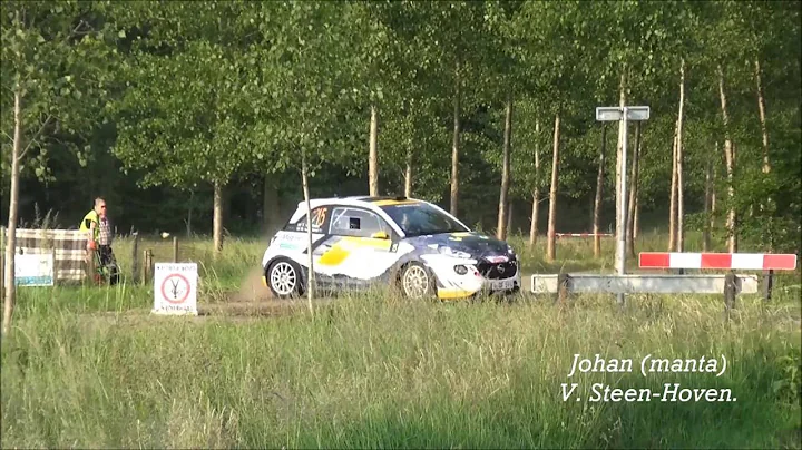 Timo & Rebecca vd Marel @ ELE Rally 2016, Opel Ada...