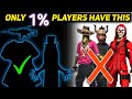5 Rare Items Only 1% Players Have 😳 - Free Fire.